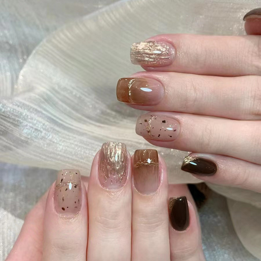 10 Stück handgemachte Press-on – Nail Art Press On Bewertung und Preis