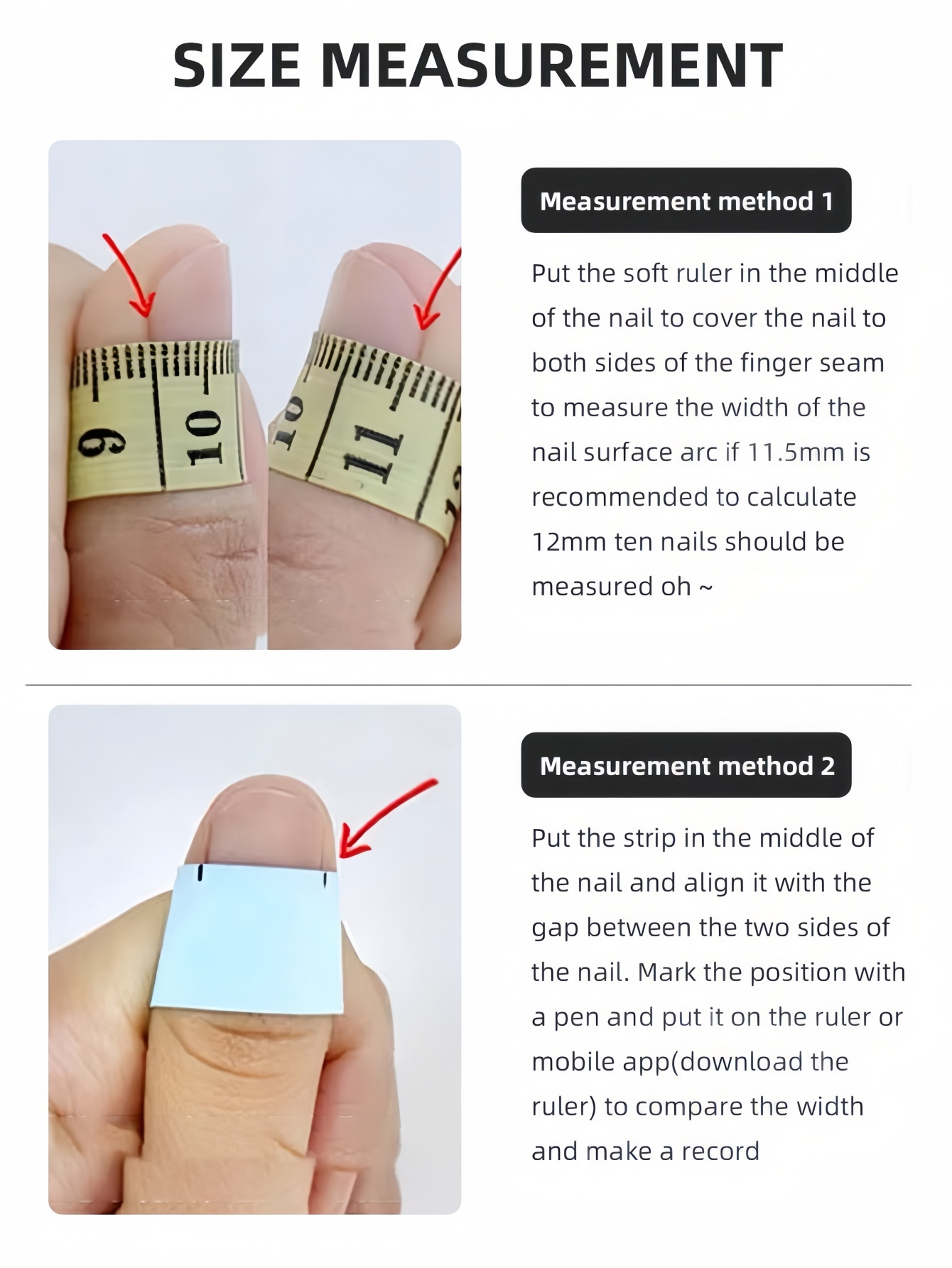 10-teiliges Set wiederverwendb – Nail Art Press On Bewertung und Preis