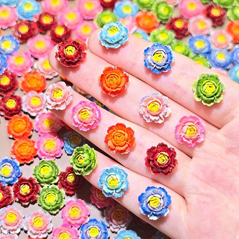 50 Stück, gemischte Farben, 3D – Nail Art Ombre Bewertung und Preis