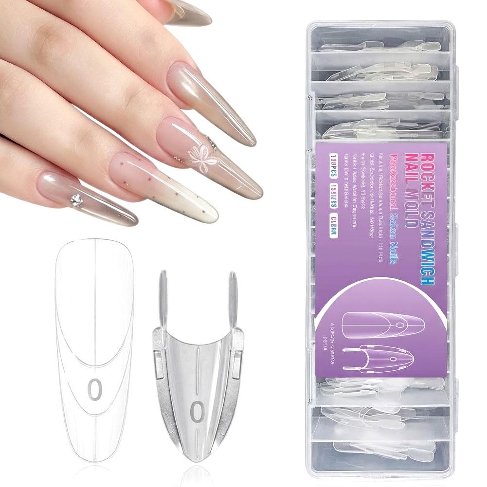120 Stück Sandwich-Nagelformen – Nail Art Ombre Bewertung und Preis